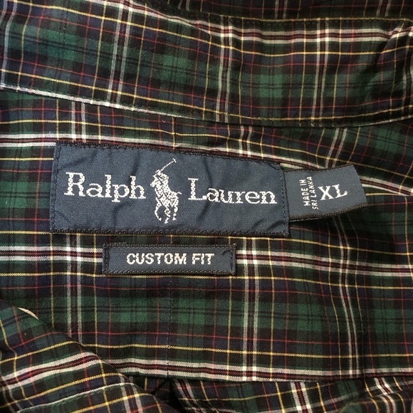 RALPH LAUREN Plaid Button Down Shirt Size XL - Picture 5 of 5